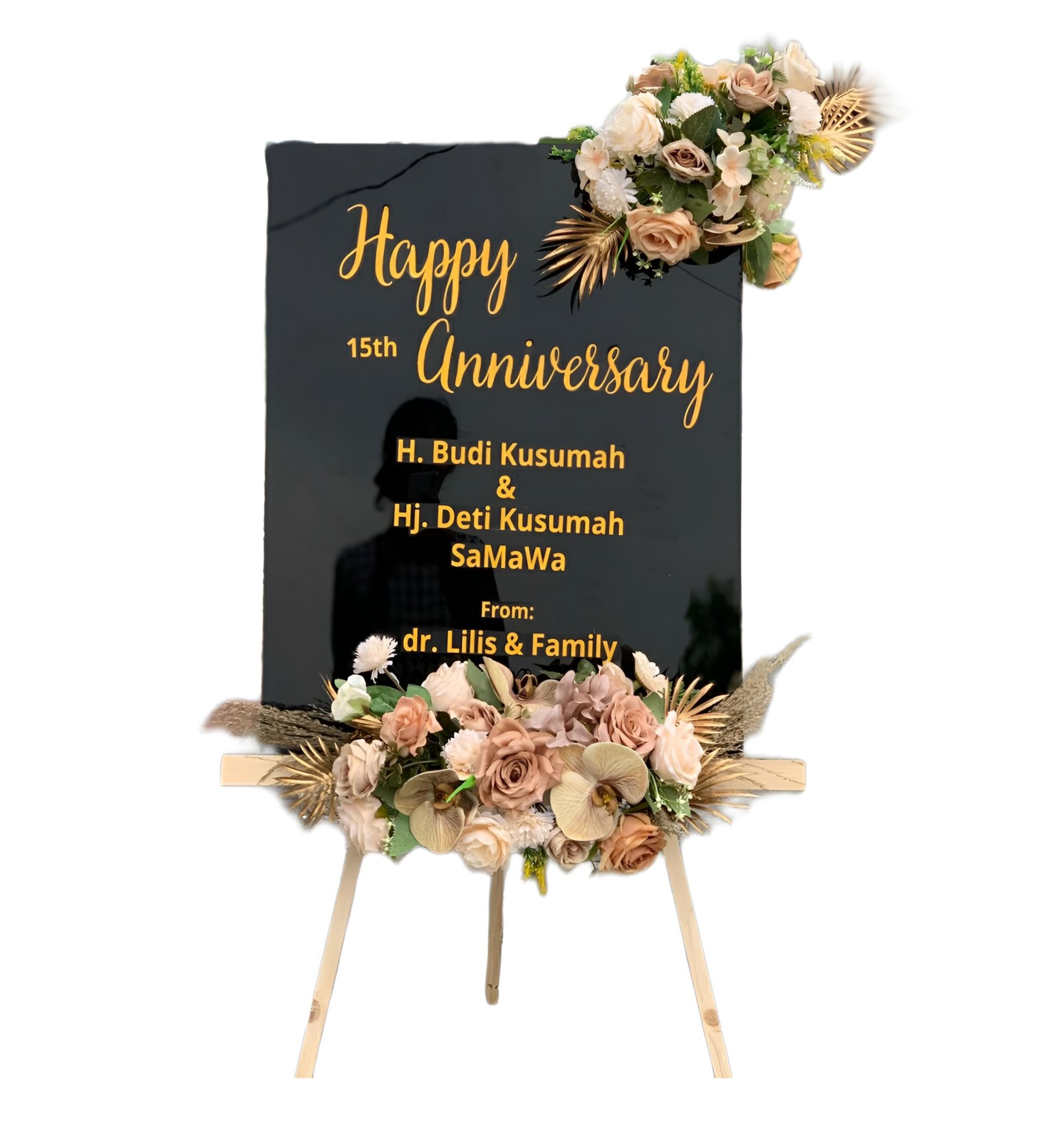 Papan Bunga Akrilik Palopo